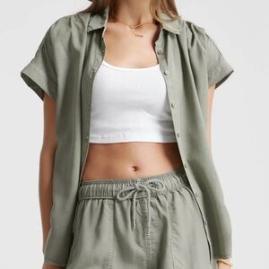 Quince Vintage Wash Tencel Camp Shirt